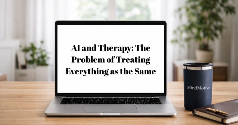 AI and Therapy: The Problem of Treating Everything as the Same